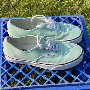 Vans Authentic Sneakers in Mint Green